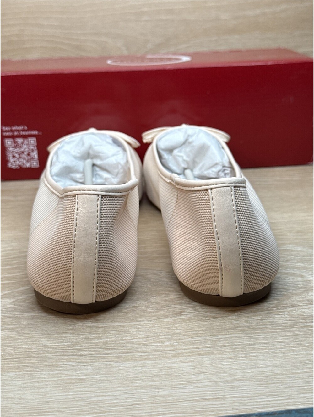Journee Collection Womens Kaiah Ballet Dress Flats W Bow Cushioned Slip On Sz 9 - Picture 9 of 11